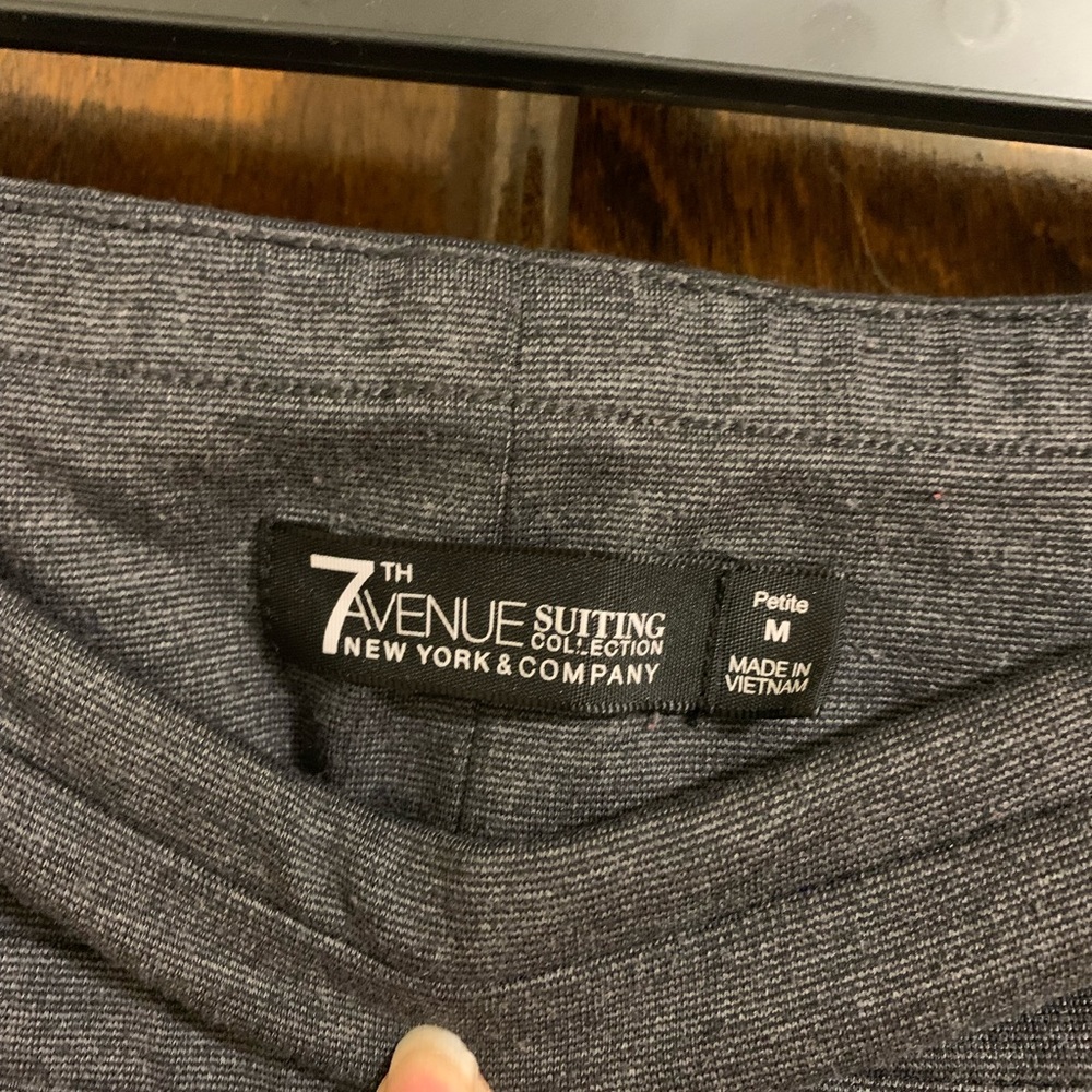 Gray cotton slacks
